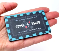 Tout Pour le Jeu Plaque céramique noire poker valeur 25000 - 40 gr