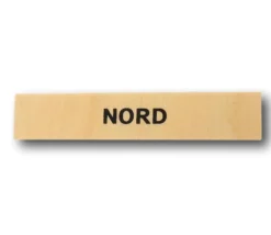 Tout Pour le Jeu Plaque en bois points cardinaux 10 cm