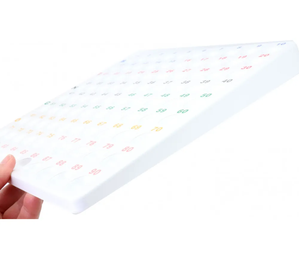Tout Pour le Jeu Plateau 1 à 90 contrôle tirage loto Grand modèle pour boules 22 mm (sans boules)