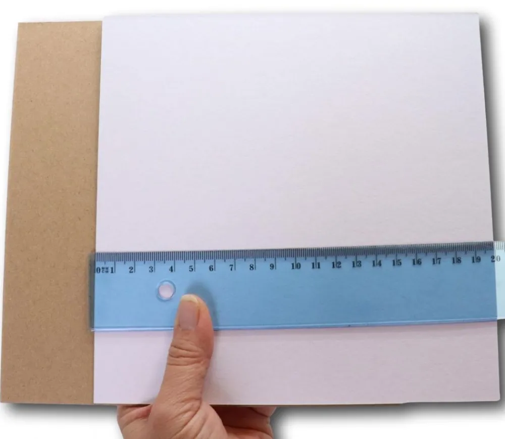 Tout Pour le Jeu Plateau blanc rigide carré 20 x 20 cm neutre