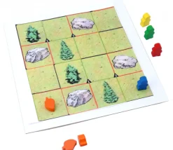 Tout Pour le Jeu Plateau blanc rigide carré 20 x 20 cm neutre