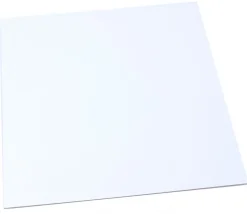 Tout Pour le Jeu Plateau blanc rigide carré 20 x 20 cm neutre