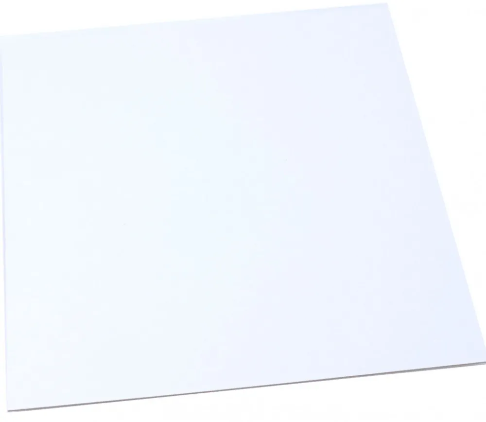 Tout Pour le Jeu Plateau blanc rigide carré 20 x 20 cm neutre