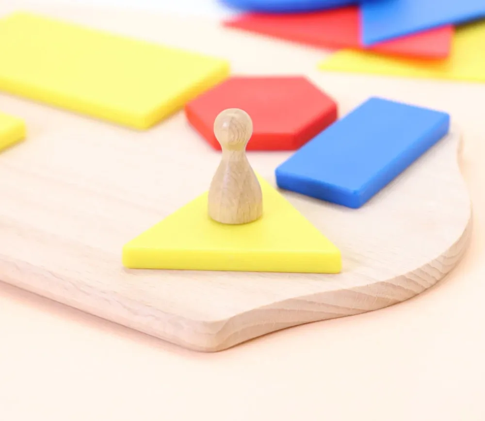Tout Pour le Jeu Plateau en bois naturel à personnaliser - 21 cm