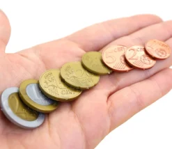 Tout Pour le Jeu Plateau géant avec 290 pièces et billets euros factices de jeux