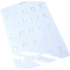 Tout Pour le Jeu Pochoir lettres alphabet type Scrabble - 2.2 cm hauteur lettre