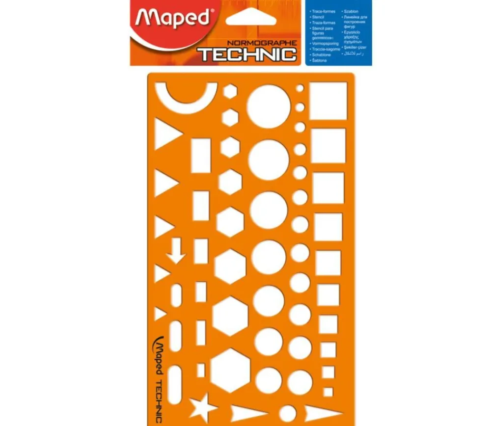 Tout Pour le Jeu Pochoir traces formes géométriques normographe technique