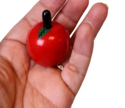 Tout Pour le Jeu Pomme en bois rouge jouet à l'unité