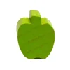Tout Pour le Jeu Pomme en bois verte de 16x18x8 mm