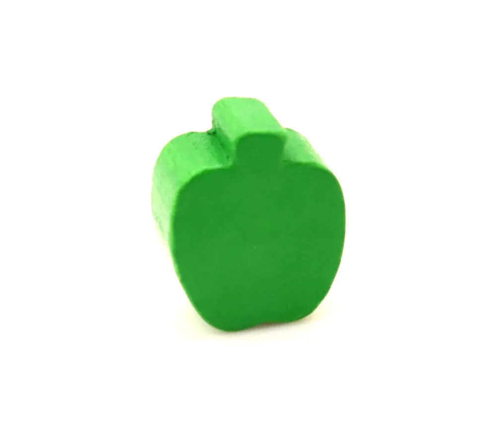 Tout Pour le Jeu Pomme en bois verte de 16x18x8 mm