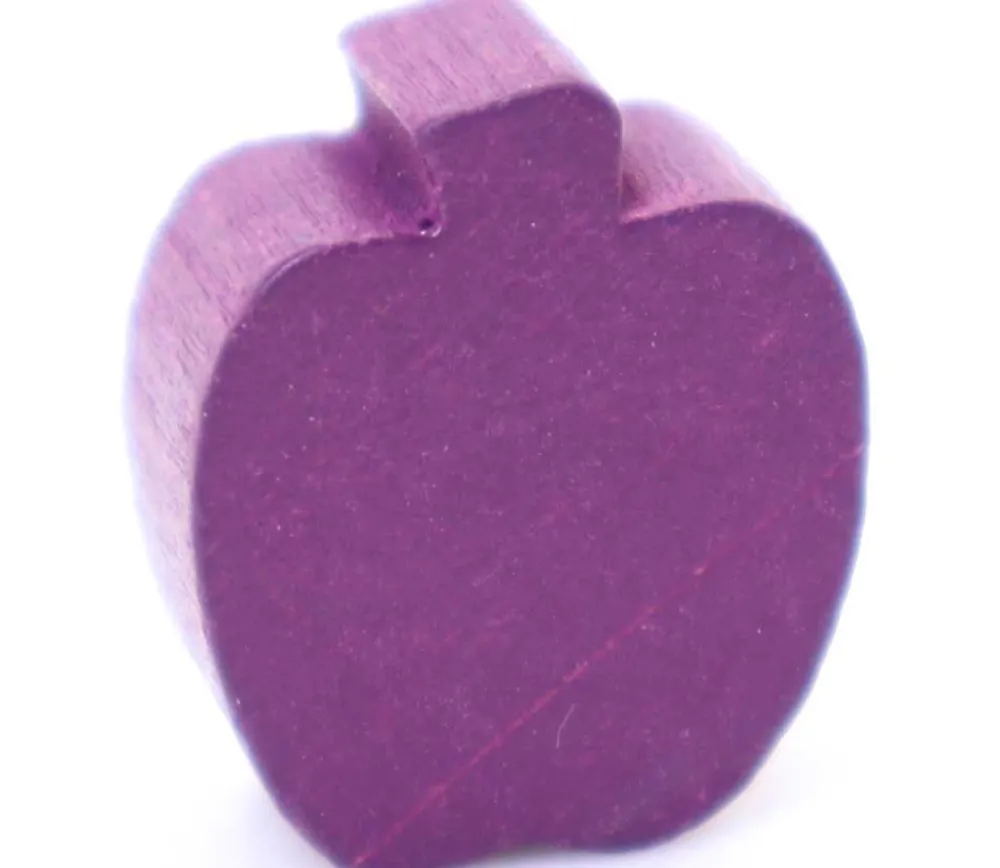 Tout Pour le Jeu Pomme ou prune en bois violet de 18 x 15 x 8 mm