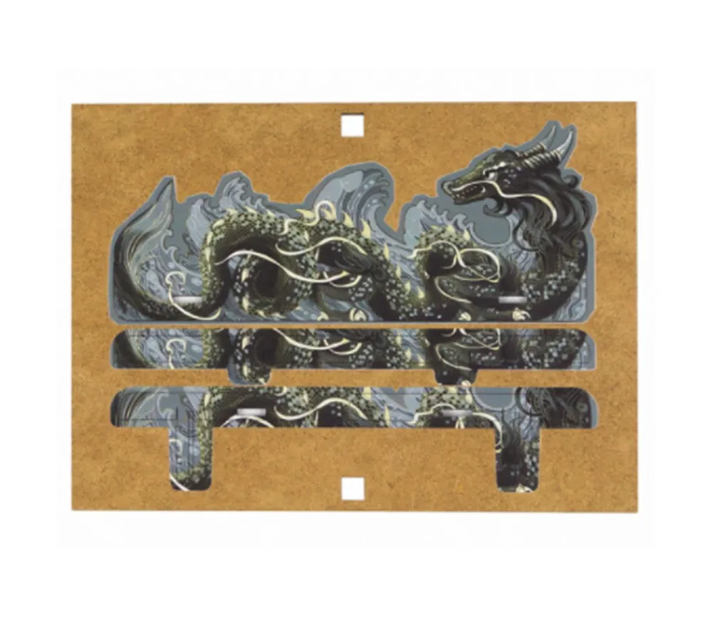 Tout Pour le Jeu Porte cartes dragon noir 21 cm