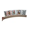 Tout Pour le Jeu Porte-cartes à jouer arrondi en bois de 35 cm