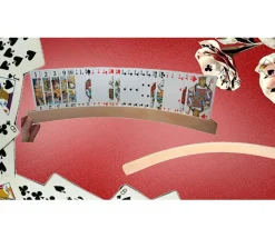 Tout Pour le Jeu Porte-cartes à jouer arrondi en bois de 50 cm