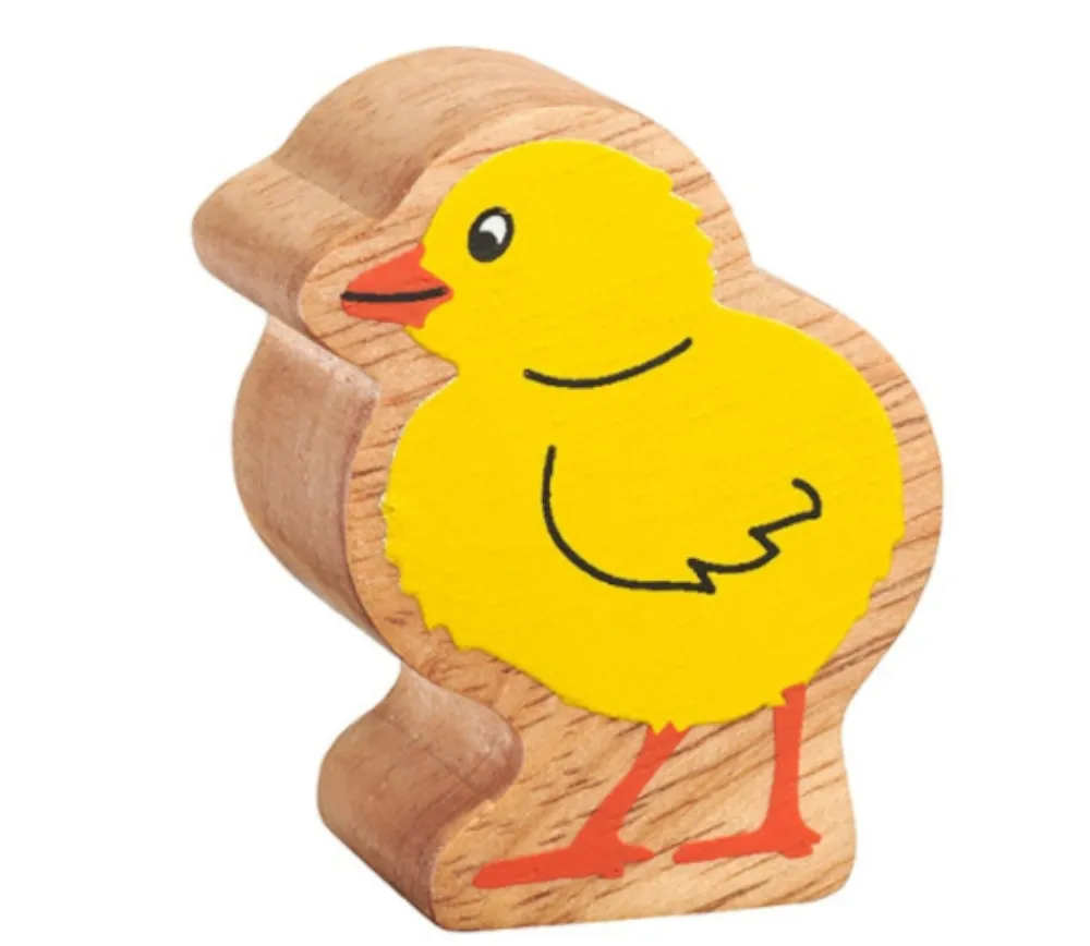 Tout Pour le Jeu Poussin jaune en bois 48 x 38 x 25 mm