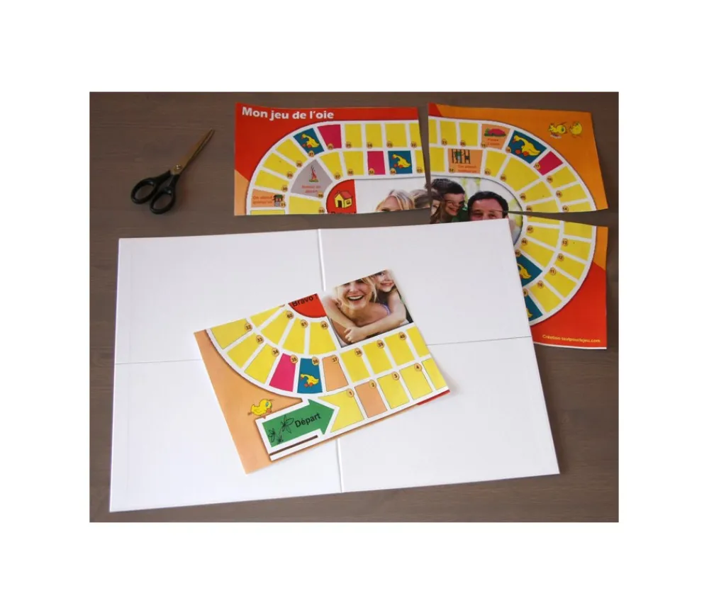 Tout Pour le Jeu PR3 Plateau de jeux 554 x 380 mm grand format pliable en 4 rectangle