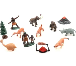 Tout Pour le Jeu Préhistoire : set 12 figurines livrées avec tube de rangement