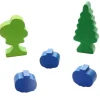 Tout Pour le Jeu Prune ou cassis fruit en bois bleu de 16x18x8 mm