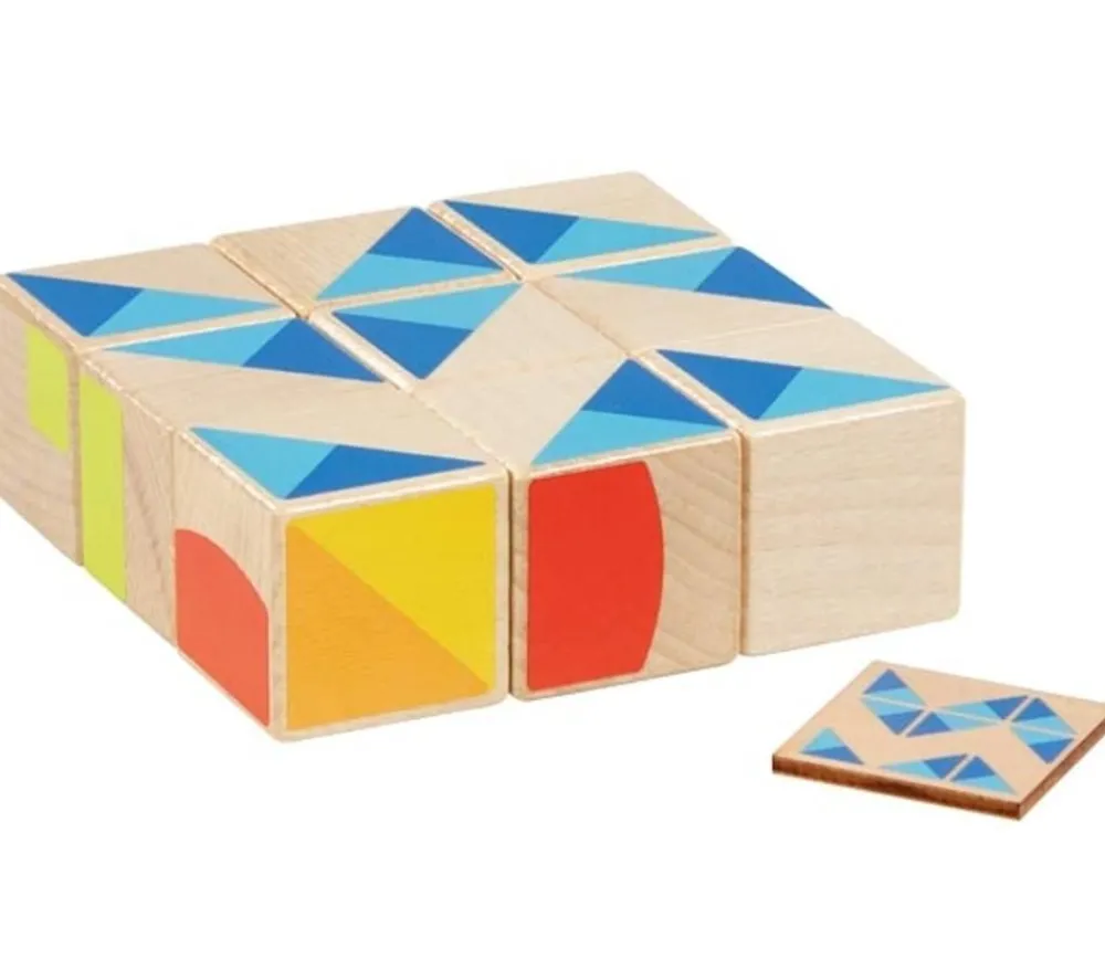 Tout Pour le Jeu Puzzle 9 cubes en bois Kubus