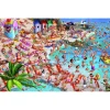Tout Pour le Jeu Puzzle 1000 pièces La Plage, Ruyer. Série comique Piatnik