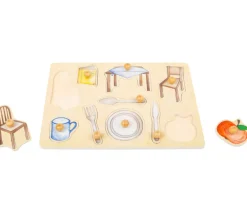 Tout Pour le Jeu Puzzle bois 10 pièces Les objets du quotidien à encastrer