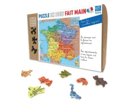 Tout Pour le Jeu Puzzle bois Carte de France des Départements 100 pièces