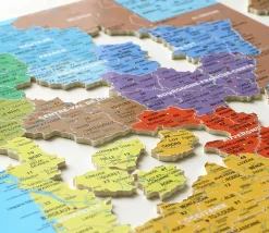 Tout Pour le Jeu Puzzle bois Carte de France des Départements 100 pièces