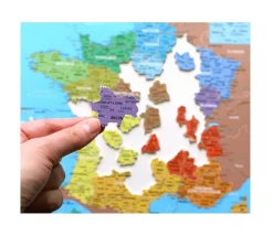 Tout Pour le Jeu Puzzle bois Carte de France des Départements 100 pièces