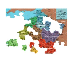 Tout Pour le Jeu Puzzle bois Carte de France des Départements 100 pièces