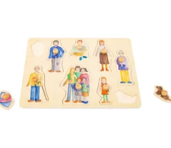 Tout Pour le Jeu Puzzle bois Famille 9 pièces à encastrer