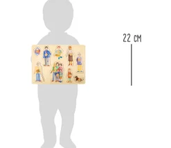 Tout Pour le Jeu Puzzle bois Famille 9 pièces à encastrer