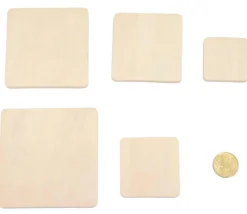 Tout Pour le Jeu Puzzle bois naturel 5 carrés - plateau 33 x 21 cm