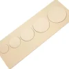 Tout Pour le Jeu Puzzle bois naturel 5 ronds - plateau 33 x 21 cm