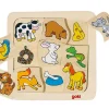 Tout Pour le Jeu Puzzle bois Qui mange quoi ? Jeu alimentation des animaux
