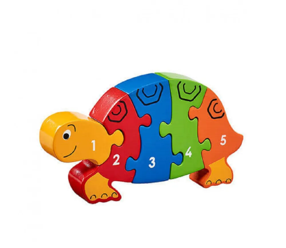 Tout Pour le Jeu Puzzle bois tortue 1 à 5 - commerce équitable