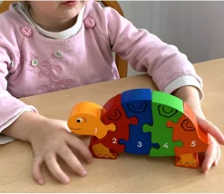 Tout Pour le Jeu Puzzle bois tortue 1 à 5 - commerce équitable
