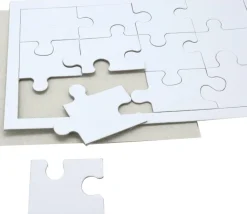 Tout Pour le Jeu Puzzle carton blanc 12 pièces à personnaliser 22 x 14 cm