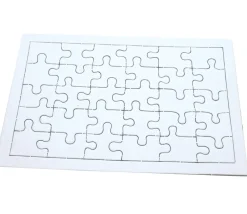 Tout Pour le Jeu Puzzle carton blanc 30 pièces à personnaliser 20 x 13 cm