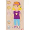 Tout Pour le Jeu Puzzle corps Humain fille - 5 puzzles bois à étage anatomie
