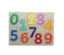 Tout Pour le Jeu Puzzle des chiffres en bois - 30 x 21 cm