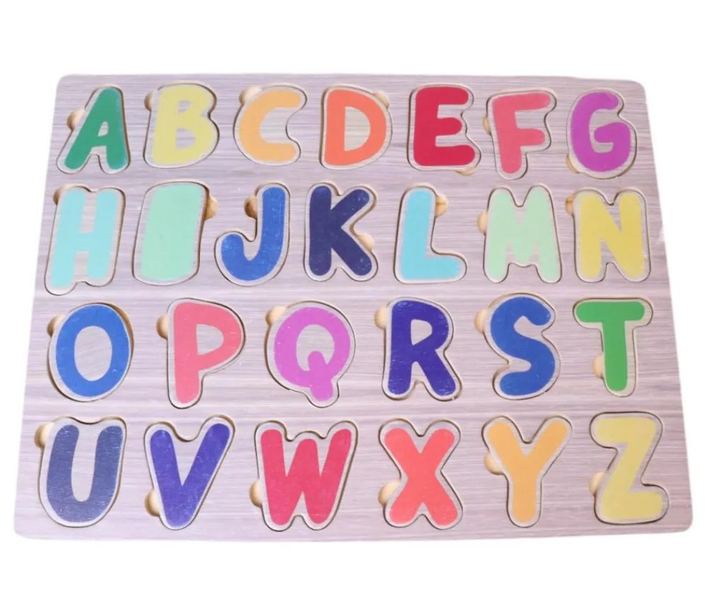 Tout Pour le Jeu Puzzle des lettres en bois - 30 x 21 cm