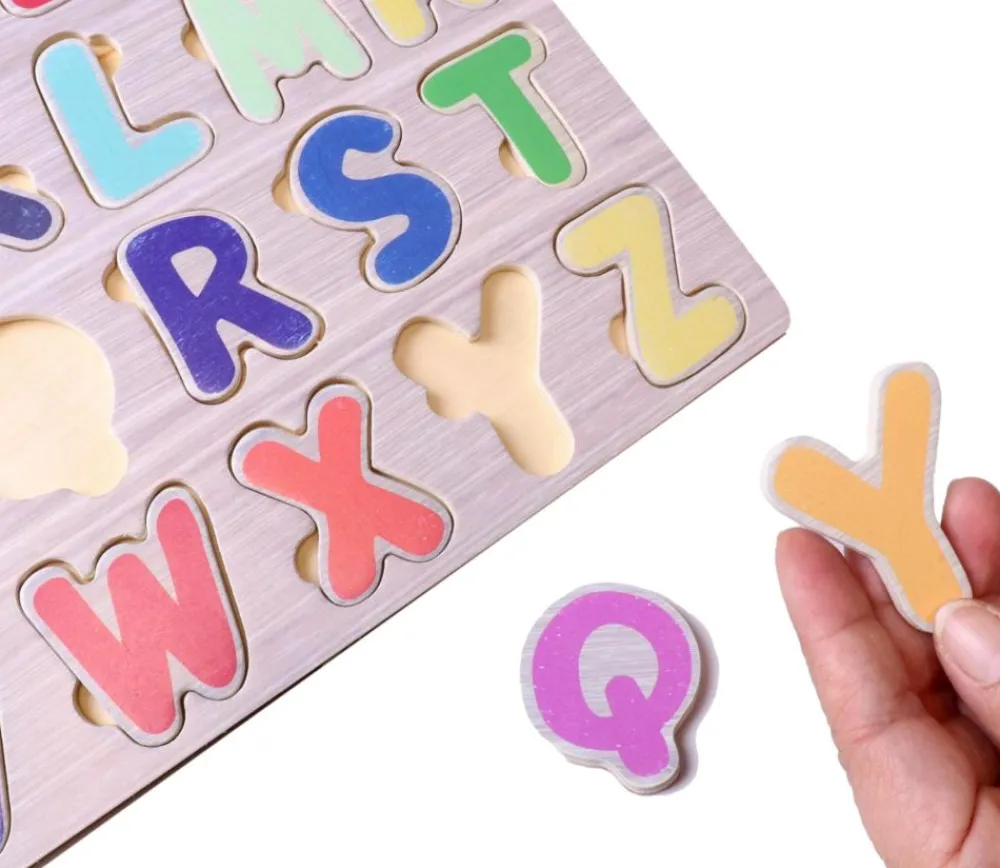 Tout Pour le Jeu Puzzle des lettres en bois - 30 x 21 cm