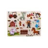 Tout Pour le Jeu Puzzle en bois 10 à 11 pièces à encastrer La ferme