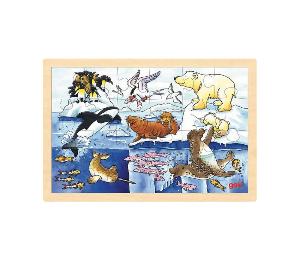 Tout Pour le Jeu Puzzle en bois 24 animaux de la banquise