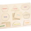Tout Pour le Jeu Puzzle en bois 9 formes géométriques