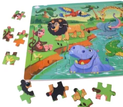 Tout Pour le Jeu Puzzle en bois 60 pièces - thème savane