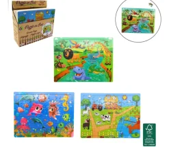 Tout Pour le Jeu Puzzle en bois 60 pièces - thème ferme