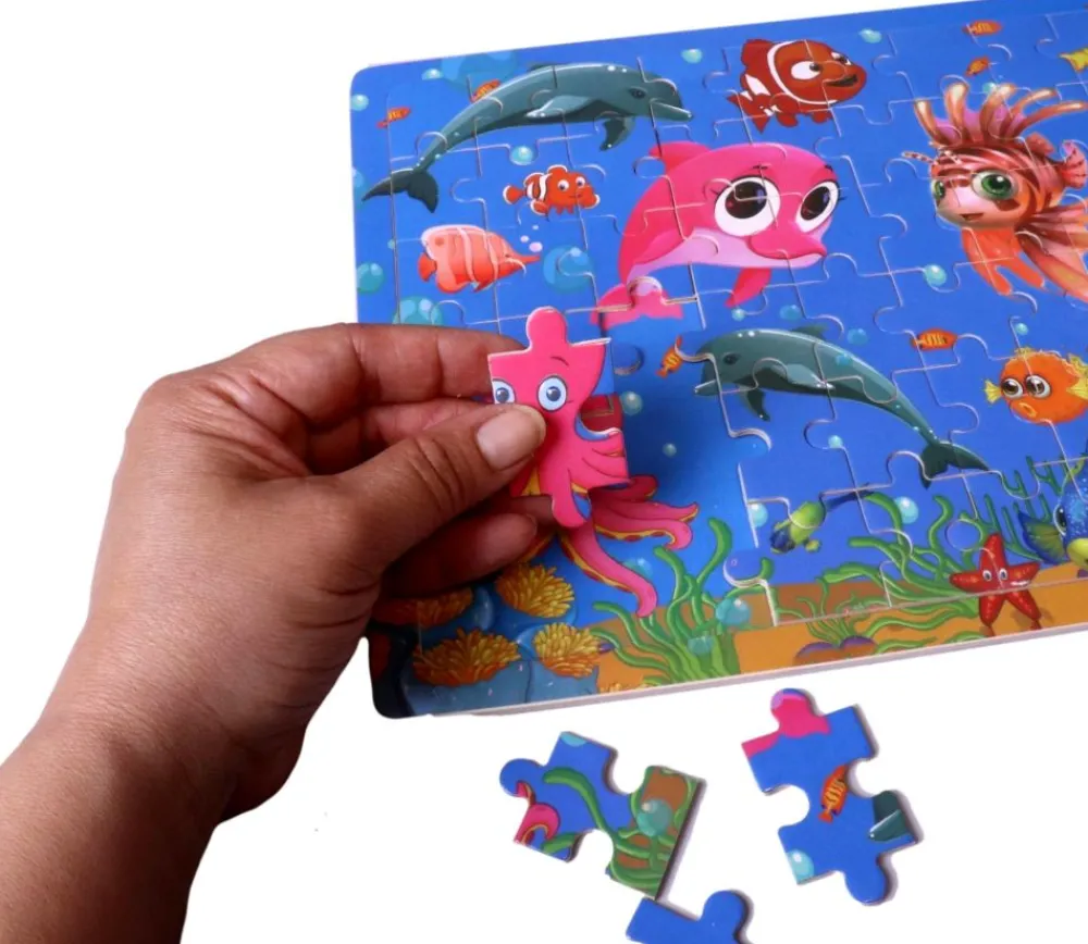 Tout Pour le Jeu Puzzle en bois 60 pièces - thème marin