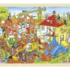 Tout Pour le Jeu Puzzle en bois 96 pièces Chantier de construction