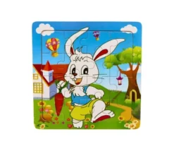 Tout Pour le Jeu Puzzle en bois 16 pièces Lapin